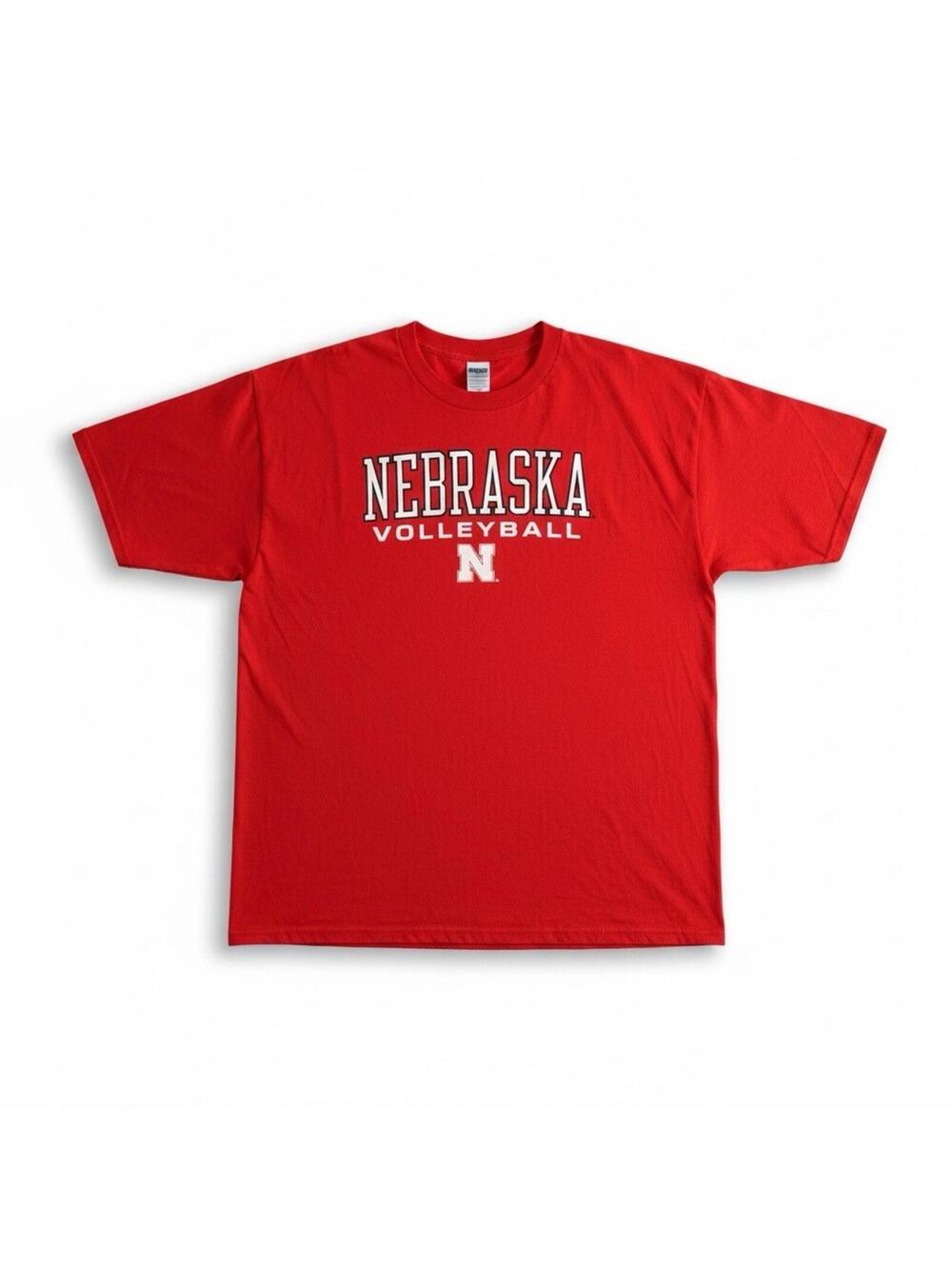 Nebraska Huskers Team Unity Volleyball T-Shirt - Red 2XL NWT